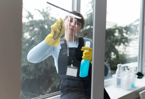 Nettoyage de vitres intérieures et extérieures à Langeron